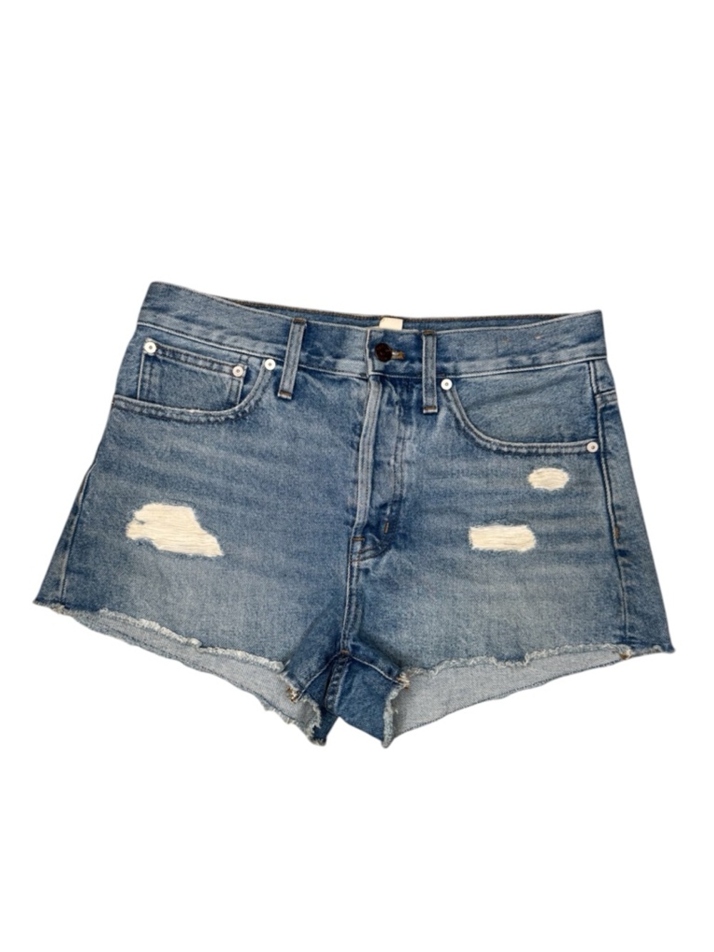 Madewell relaxed denim shorts 27 women's distress boho casual minimalist beach